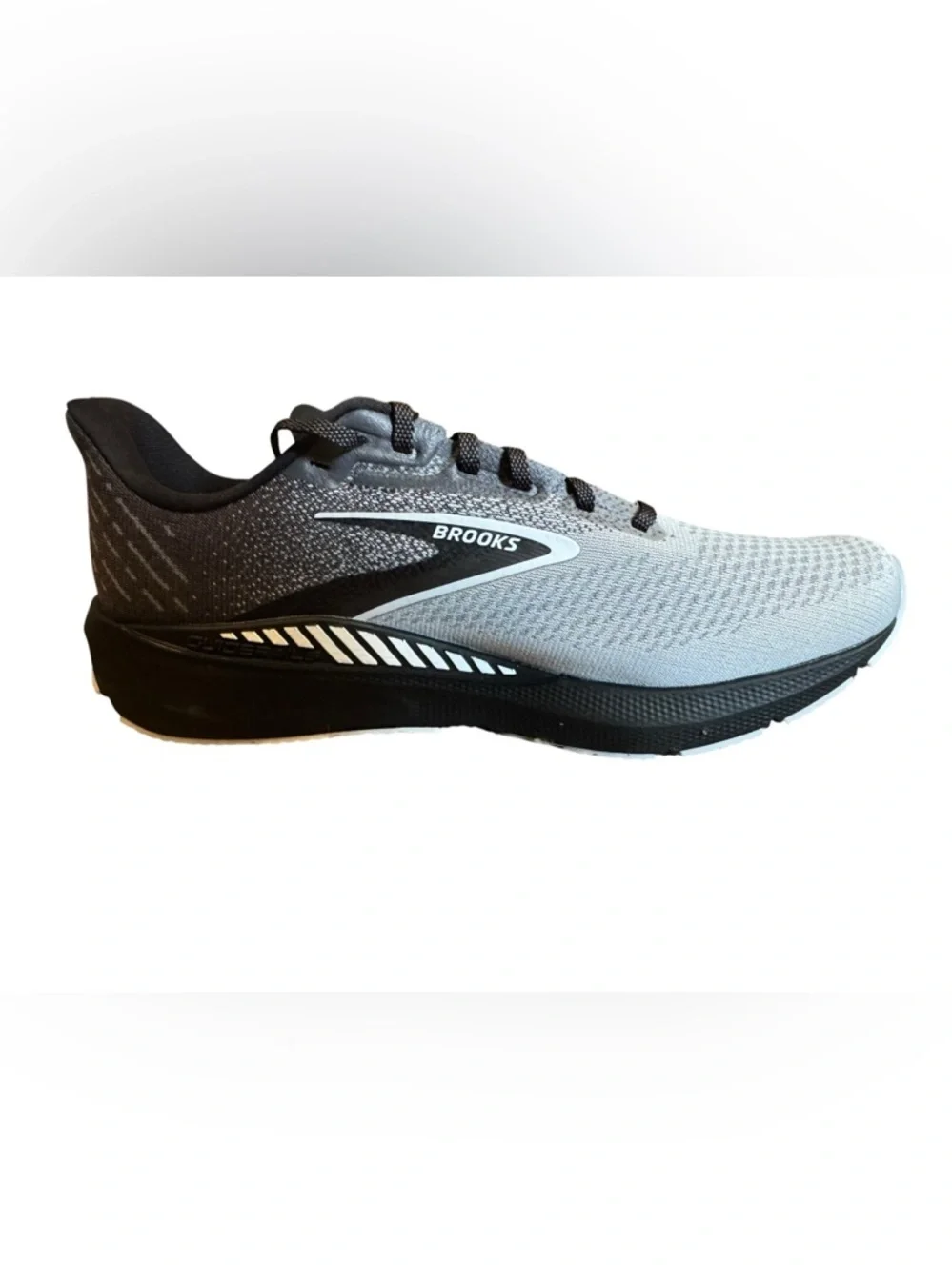 Brooks Launch GTS 10 Gray and Black Men's Running Sneaker Size 10.5 Wide - Picture 1 of 11